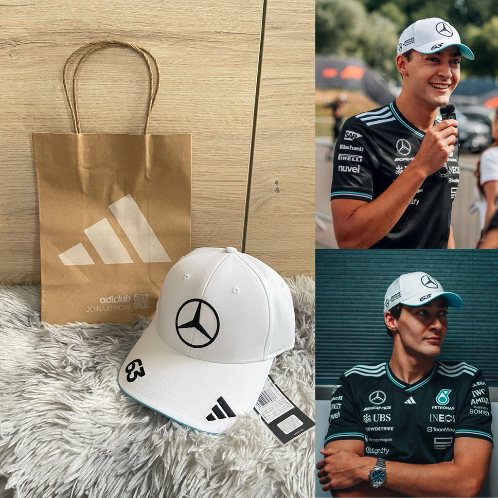 Adidas หมวกแก๊ปนักแข่งทีม Mercedes - AMG Petronas ฟอร์มูล่าวัน ของแท้ 💯 ช็อปไทย 🇹🇭