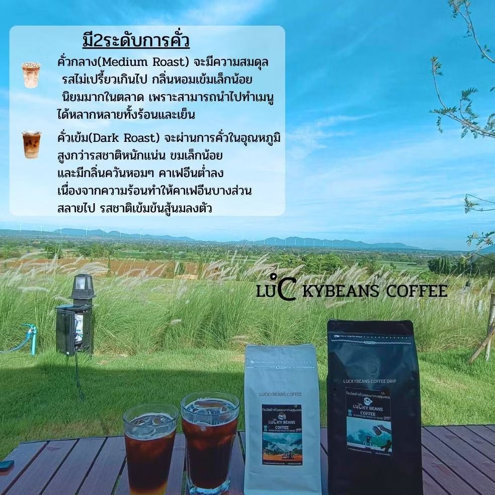 กาเเฟคั่ว โรบัสต้า คั่วบด ORGANIC100% ถุงซิปล้อค รับประกันน้ำหนักทุกออเดอร์ - รูปที่ 4