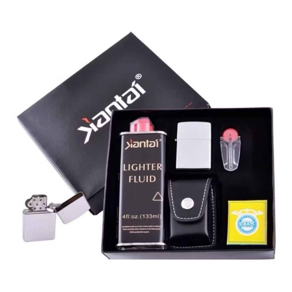 ชุดไฟแช็คสไตล์วินเทจ พร้อมอุปกรณ์ในเซ็ต (Classic Gift Box)
