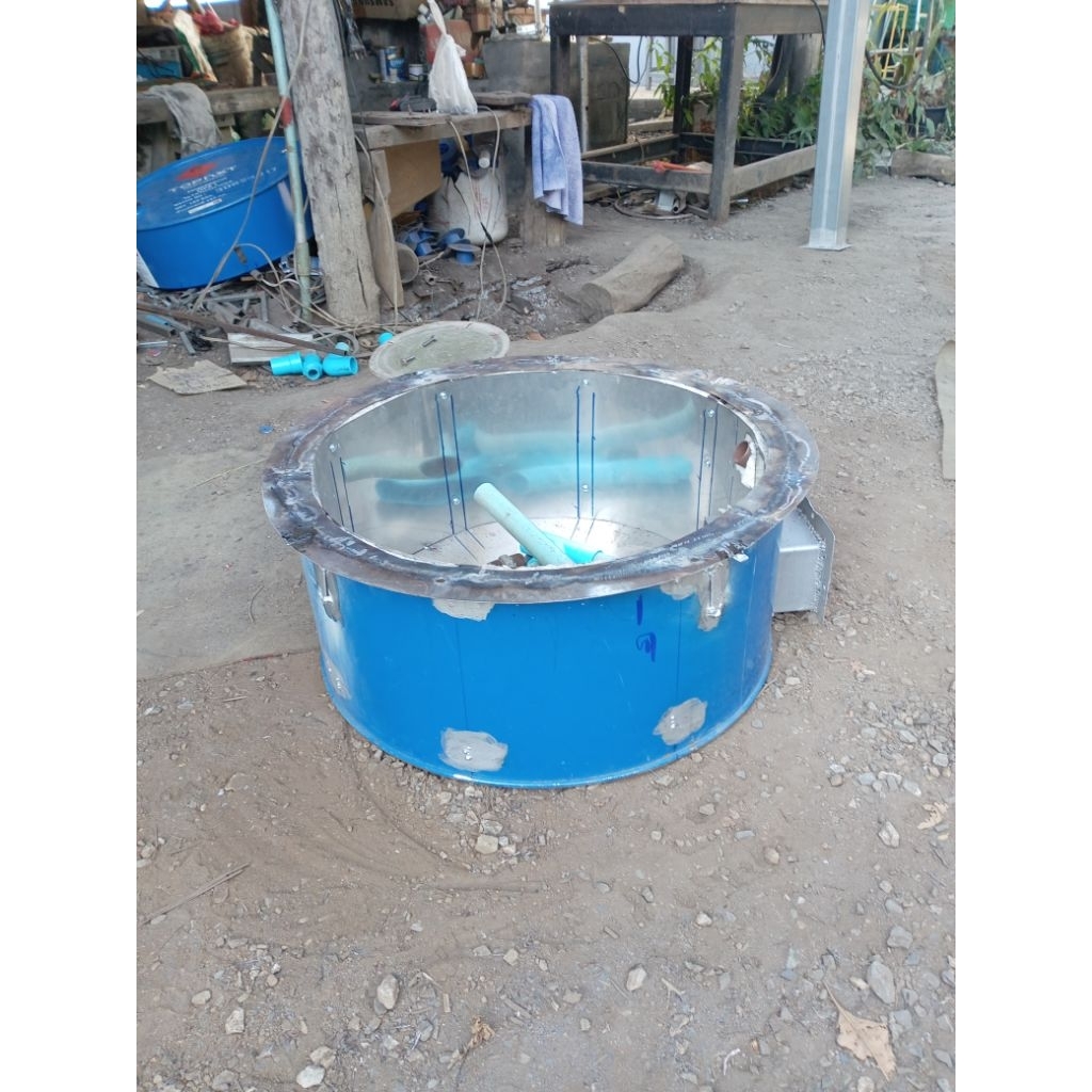 เตาเผาขยะไร้ควัน200ลิตรระบบแก๊สท่อนล่างพร้อมอุปกรณ์สินค้าสั่งจองจัดผลิต