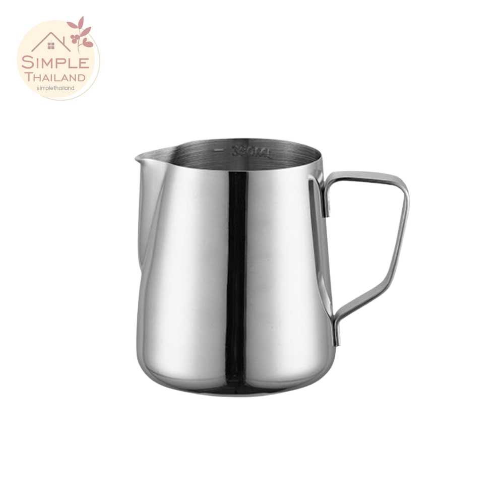 เหยือกตีฟองนม เหยือกสตรีมนม เหยือกสแตนเลส 350ml / 600ml coffee cup อุปกรณ์ชงกาแฟ ที่ตีฟองนมไร้สาย simple thailand