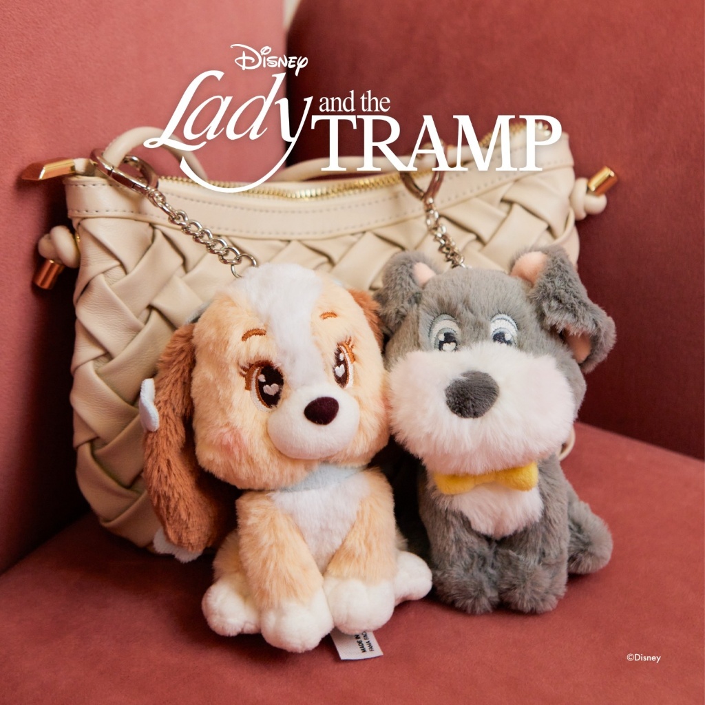 Lady and The Tramp Sweet Magnet Keychain Set