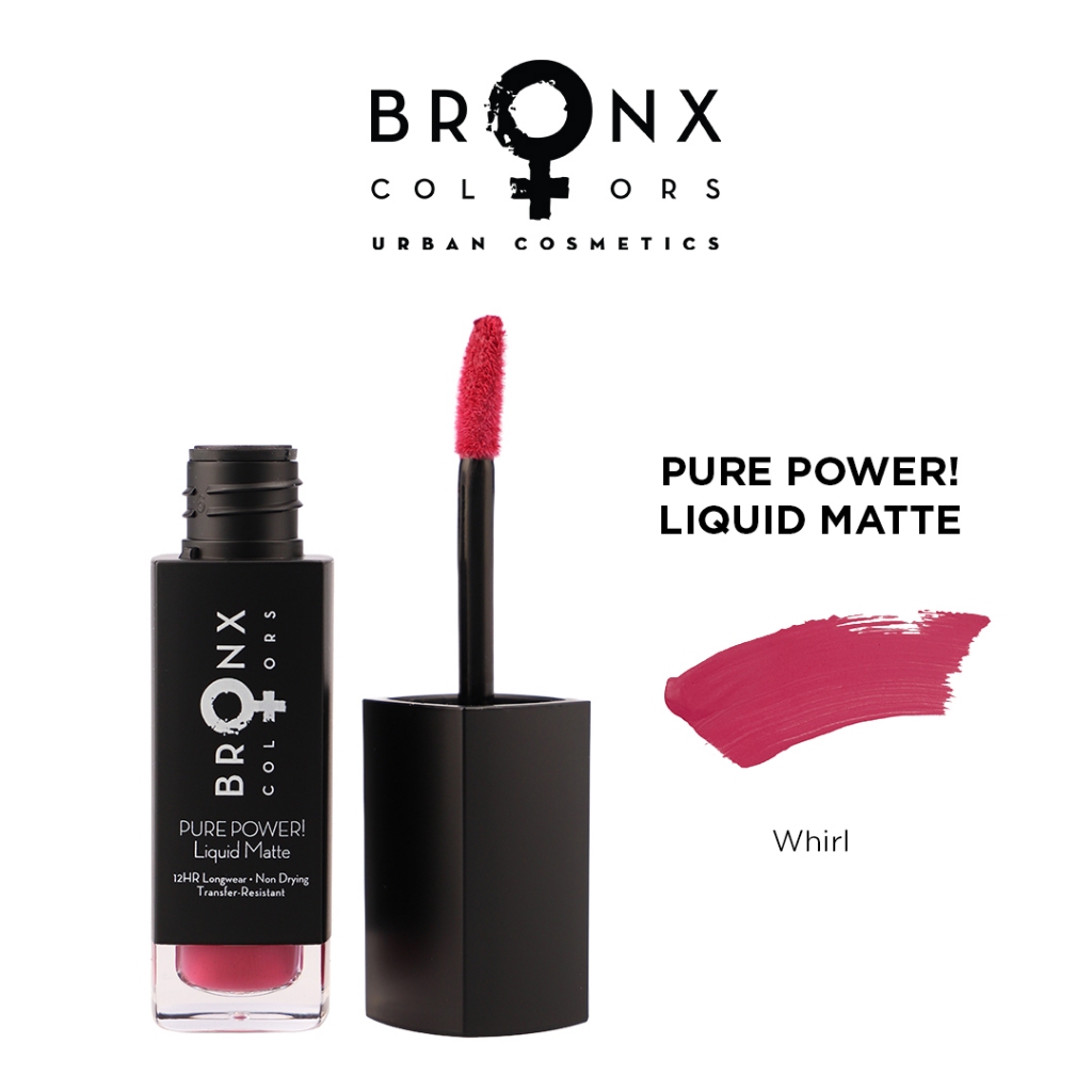 Bronx Pure Power Liquid Matte ลิปแมตต์สีแน่น ติดทน แต่สบายปาก