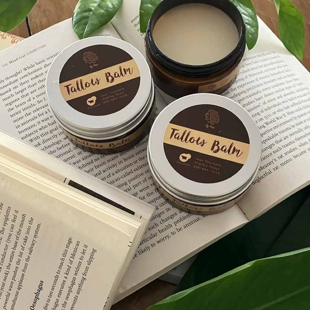 Tallow Balm / ทรมานจากการเป็นสะเก็ดเงิน  คันผิวหนังที่ติดเชื้อแบคทีเรีย  ผิวหนังแห้งแตกจนเจ็บแสบ  ผิวเหี่ยวใช้ได้