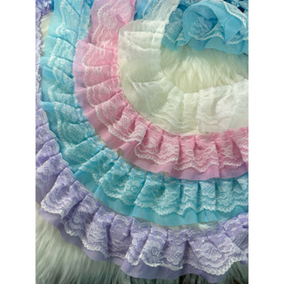 ระบาย ระบายลูกไม้สองชั้น 10หลา130บาท