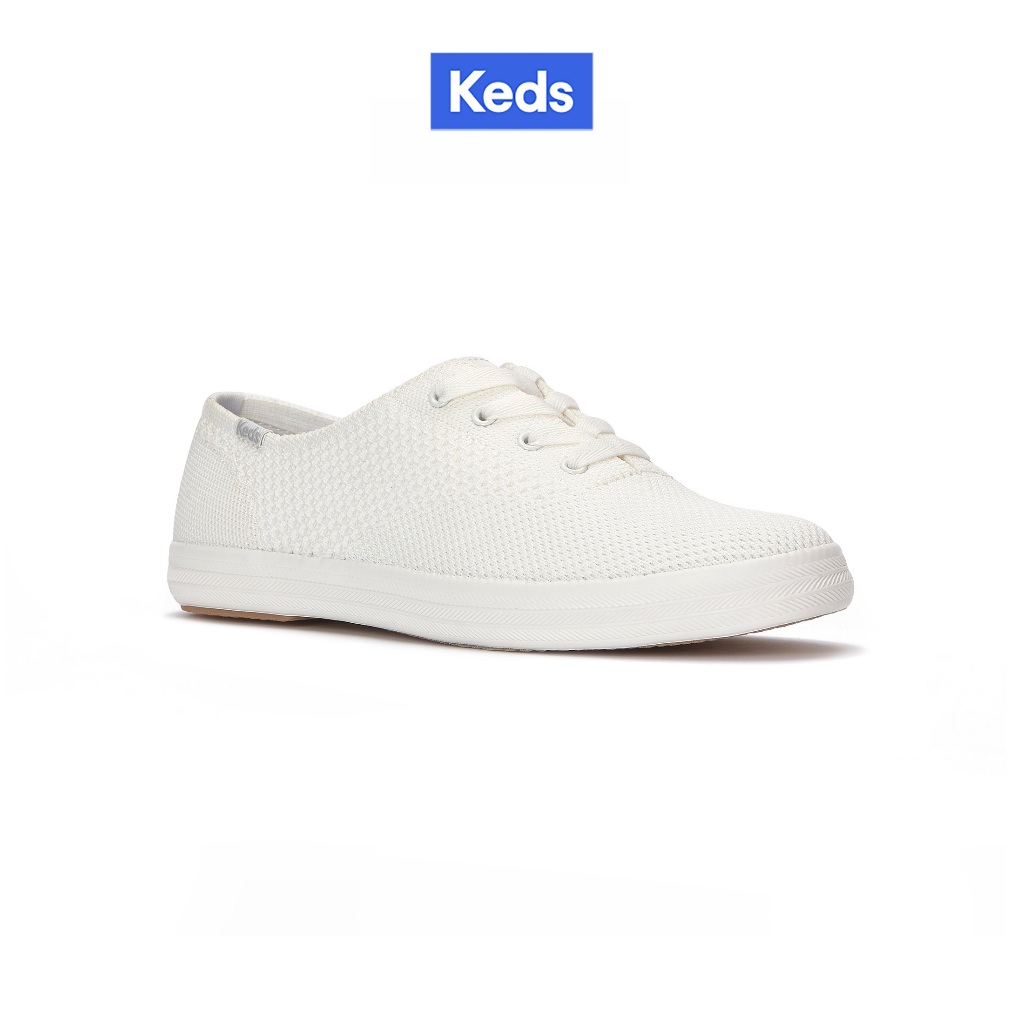 KEDS รองเท้าผ้าใบ รุ่น CHAMPION ENG KNIT สีขาว ( KW-CHAMP-5G-110 )
