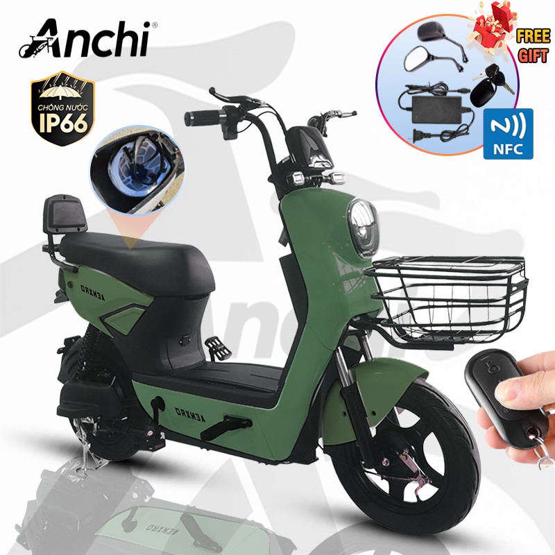Anchi จักรยานไฟฟ้า 580W รถไฟฟ้าผู้ใหญ่ LED ไฟหน้าแบบ กันน้ำ รถไฟฟ้า NFC สมาร์ทล็อค [ผ่อน 0%]