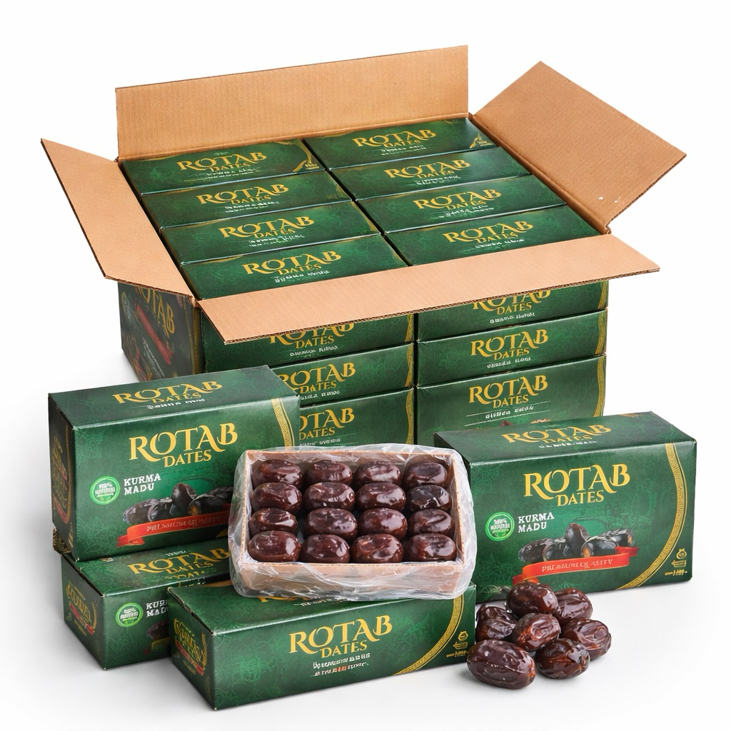 [ยกลัง] ROTAB DATES - 12 กล่อง ขนาด 600 กรัม