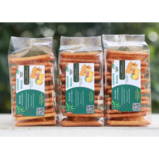 แครกเกอร์สับปะรด ไส้เยอะ หวานอมเปรี้ยว ผลิตใหม่ สับปะรดปราณบุรี ใหม่กรอบทุกออเดอร์