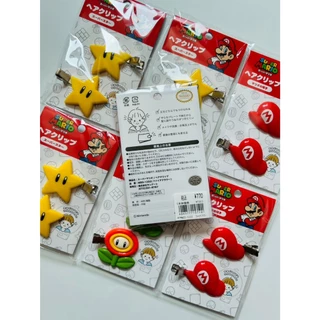 พร้อมส่ง! กิ๊ฟติดผมMario มาริโอ้ ของแท้ นำเข้าจากญี่ปุ่น