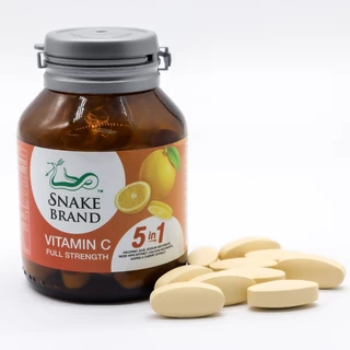 Snake Brand Vitamin C สเนคแบรนด์ วิตามินซี บรรจุ 31 เม็ด 1 ขวด ผลิตภัณฑ์ อาหารเสริม Full Strength