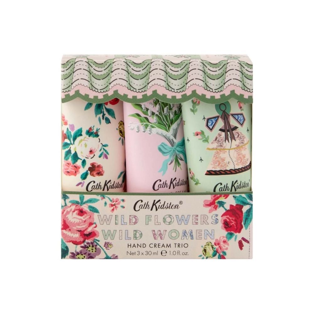 Cath Kidston Set 3 Hand Creams (30 ml x 3) Wild Flowers Wild Women Multi-Color