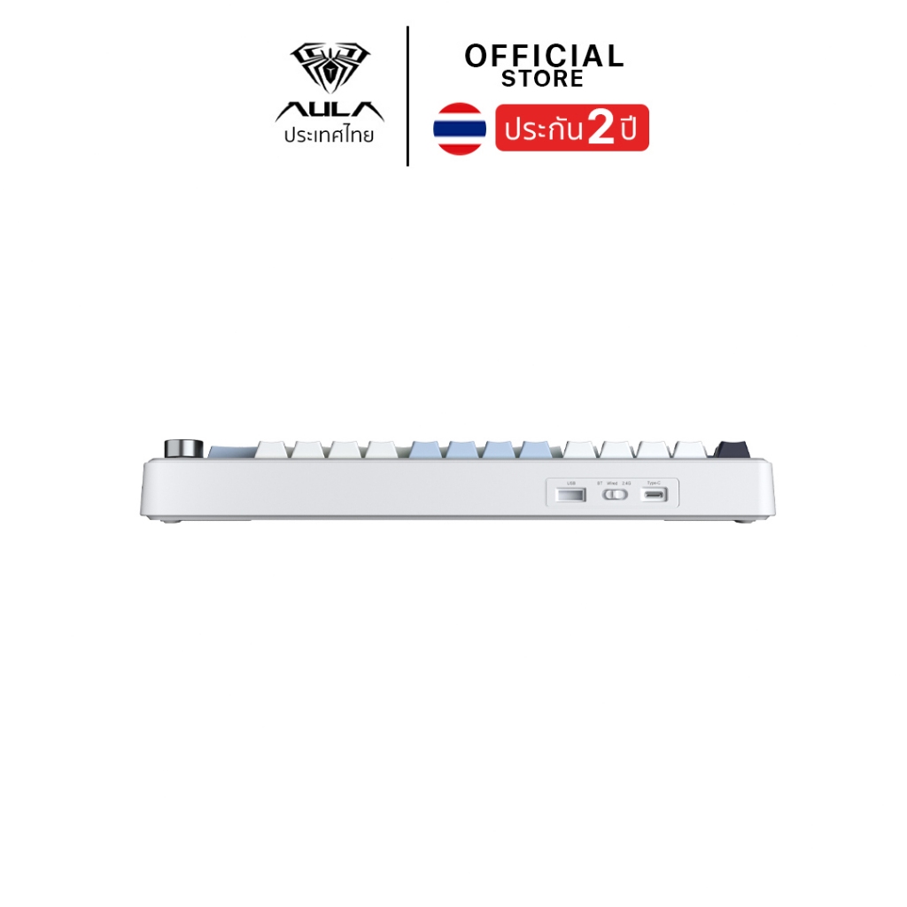 คีย์บอร์ดไร้สาย - AULA F75Max - Display Gasket Mechanical Keyboard คีย์ไทย รับประกัน 2 ปี - รูปที่ 5