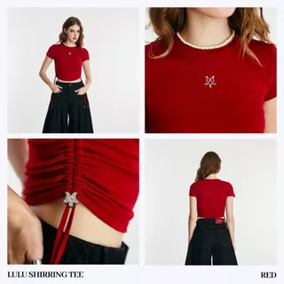 Merge Official - Lulu Shirring Tee (พร้อมส่ง)