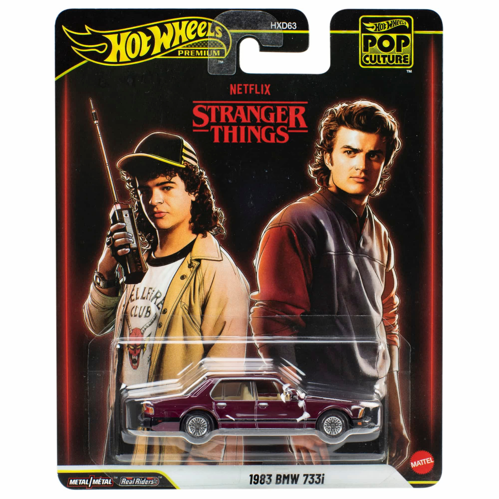 Hot Wheels Premium 1983 BMW 733i Stranger Things โมเดลรถเหล็ก รถของเล่น ของสะสม ลิขสิทธิ์แท้
