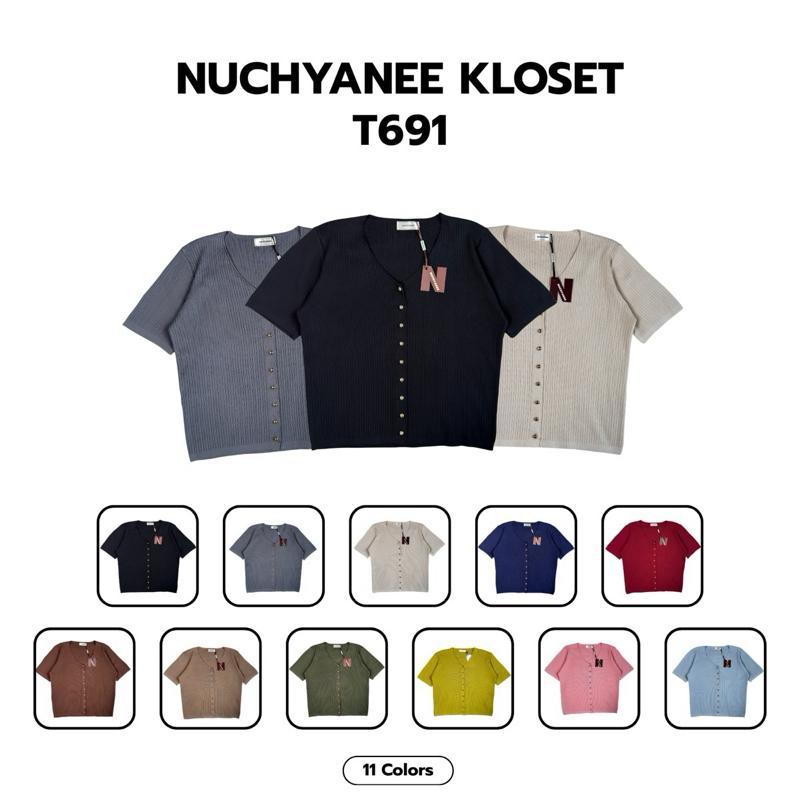 (691)เสื้อไฮโซกระดุมจริงเนื้อผ้าไหมพรม