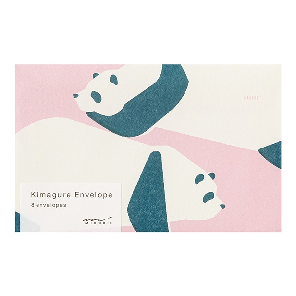 MIDORI Kitagule Envelope Panda Pattern (D20600006) / ซองจดหมายลายแพนด้า แบรนด์ MIDORI จากประเทศญี่ปุ่น