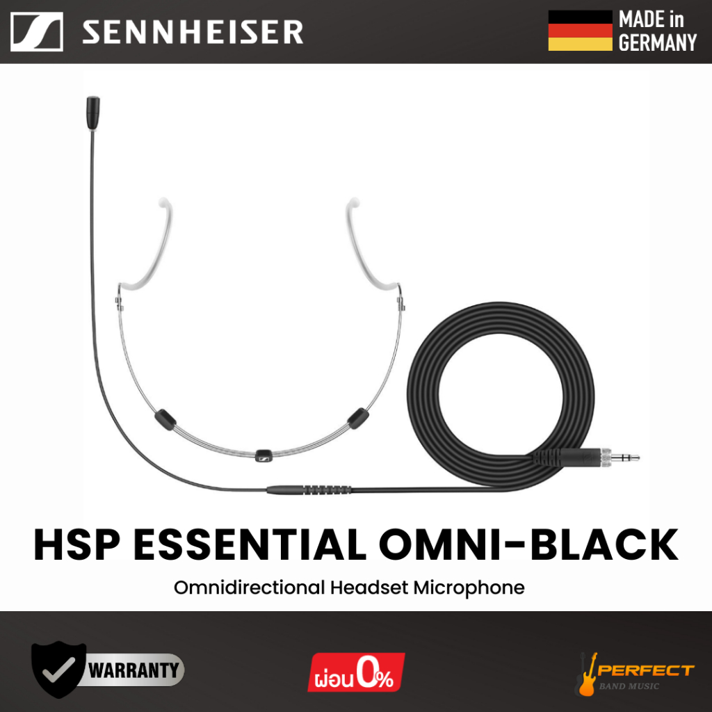 ไมโครโฟนคอนเดนเซอร์คล้องคอ Sennheiser HSP Essential Omni-Black * กรุณาสอบถามก่อนสั่งซื้อ *