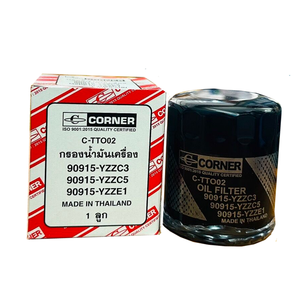 CORNER FILTER P/N C-TTO02 OIL FILTER CROSS (90915-YZZC3 / 90915-YZZC5 / 90915-YZZE1)