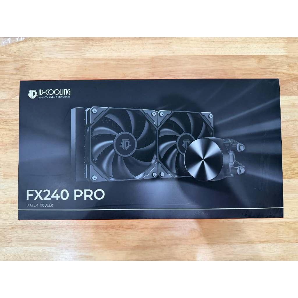 ID-COOLING FX240 PRO (BLACK)(LGA1851/1700/AM5/AM4) น้ำปิด 240 มือสอง ครบกล่อง ประกันศูนย์ไทย ใช้งานป