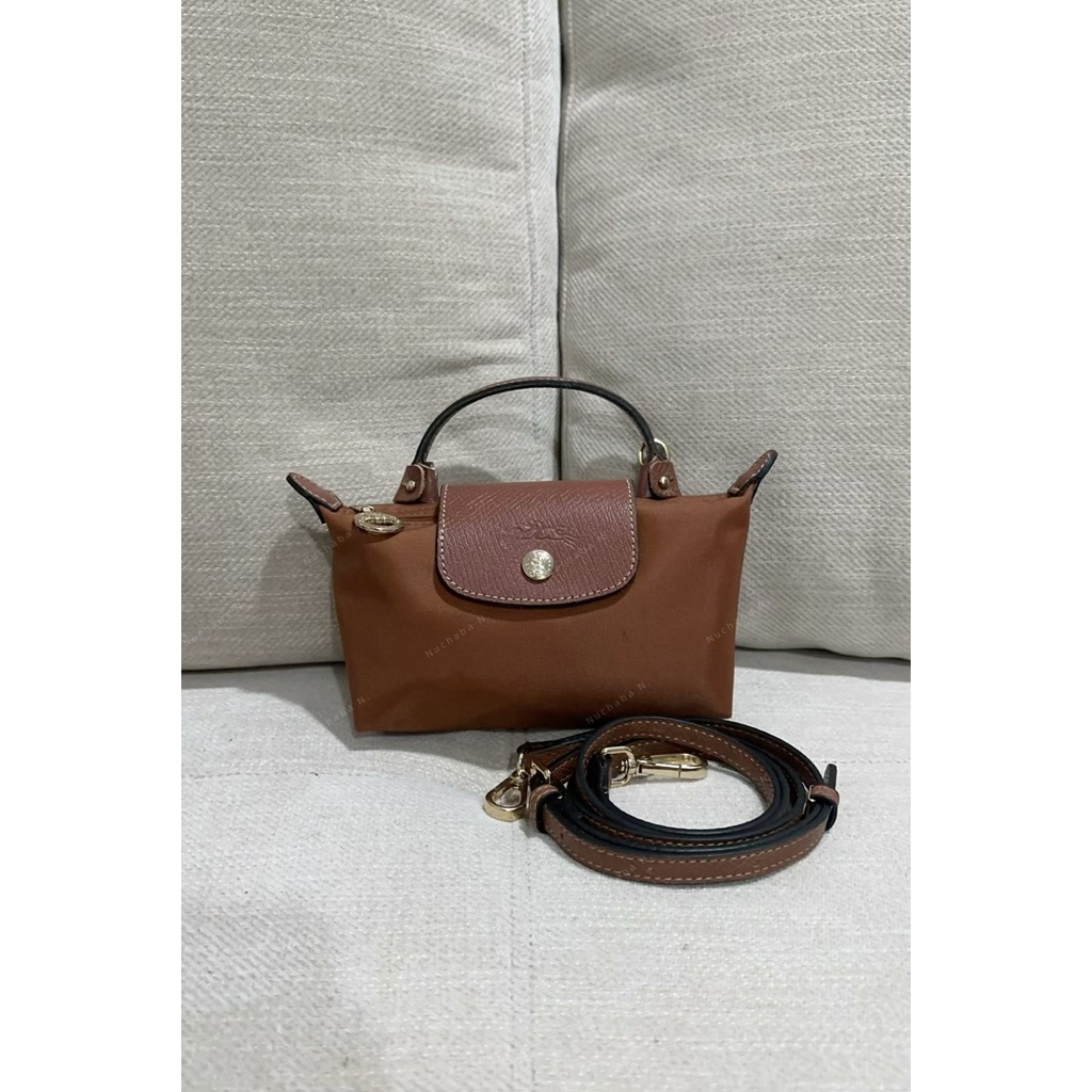 Longchamp Mini สี Cognac สีน้ำตาล