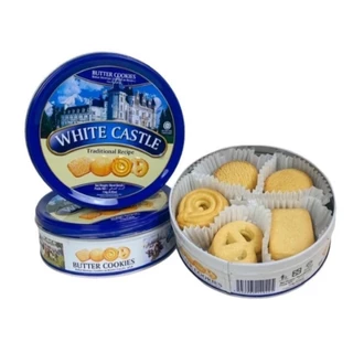 คุกกี้ บัตเตอร์ พระราชวัง Butter Cookies White Castle 80 กรัม กล่องเหล็ก ผลิตใหม่ หอม หวาน อร่อย มีอย.