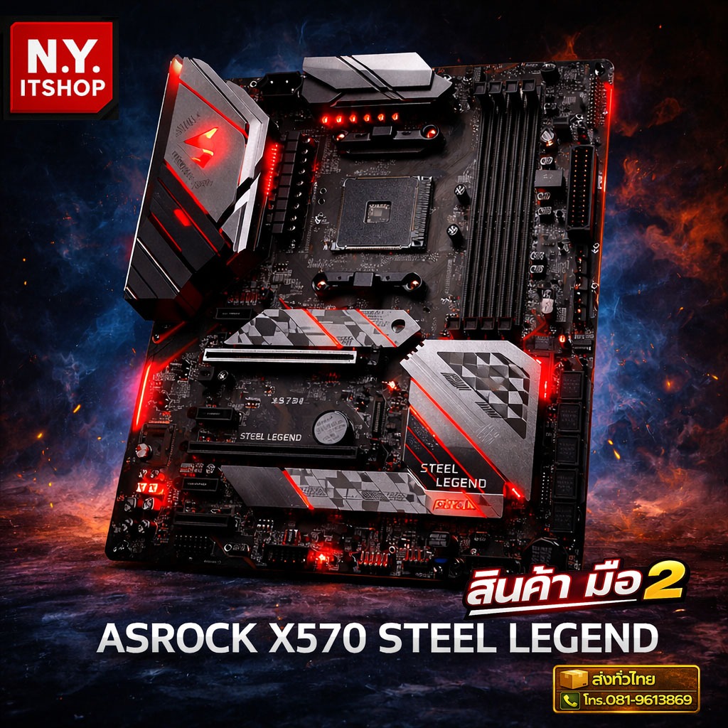 MAINBOARD ASROCK X570 Steel Legend