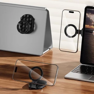✔[🇹🇭พร้อมส่ง🎁]Maglock L-7 ขาตั้งมือถือ 3 in 1 มี magsafe แม่ เหล็ก แผ่นยางซิลิโคน ยึดมือถือเกาะแน่น พกพาง่าย เบา