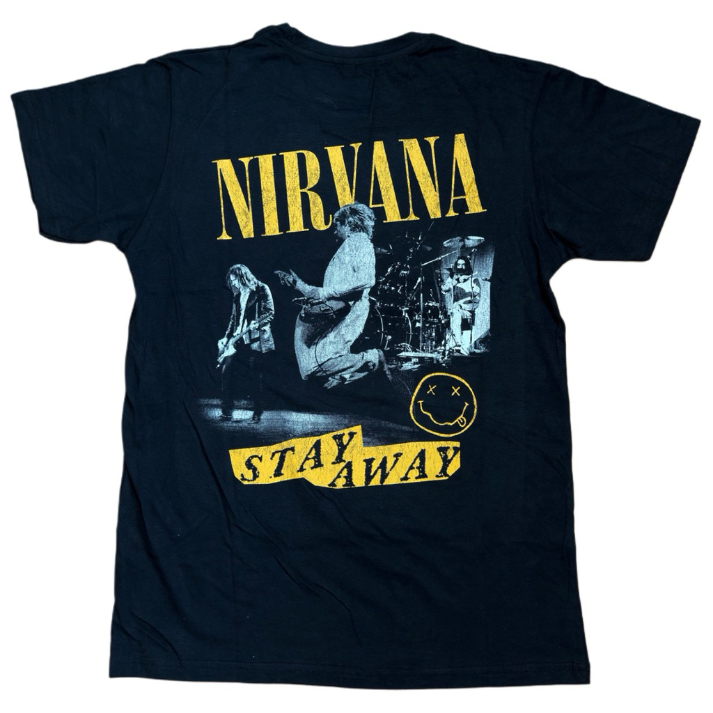 เสื้อวง NIRVANA T-SHIRT : STAY AWAY (BLACK) ลิขสิทธิ์แท้ UK - รูปที่ 2
