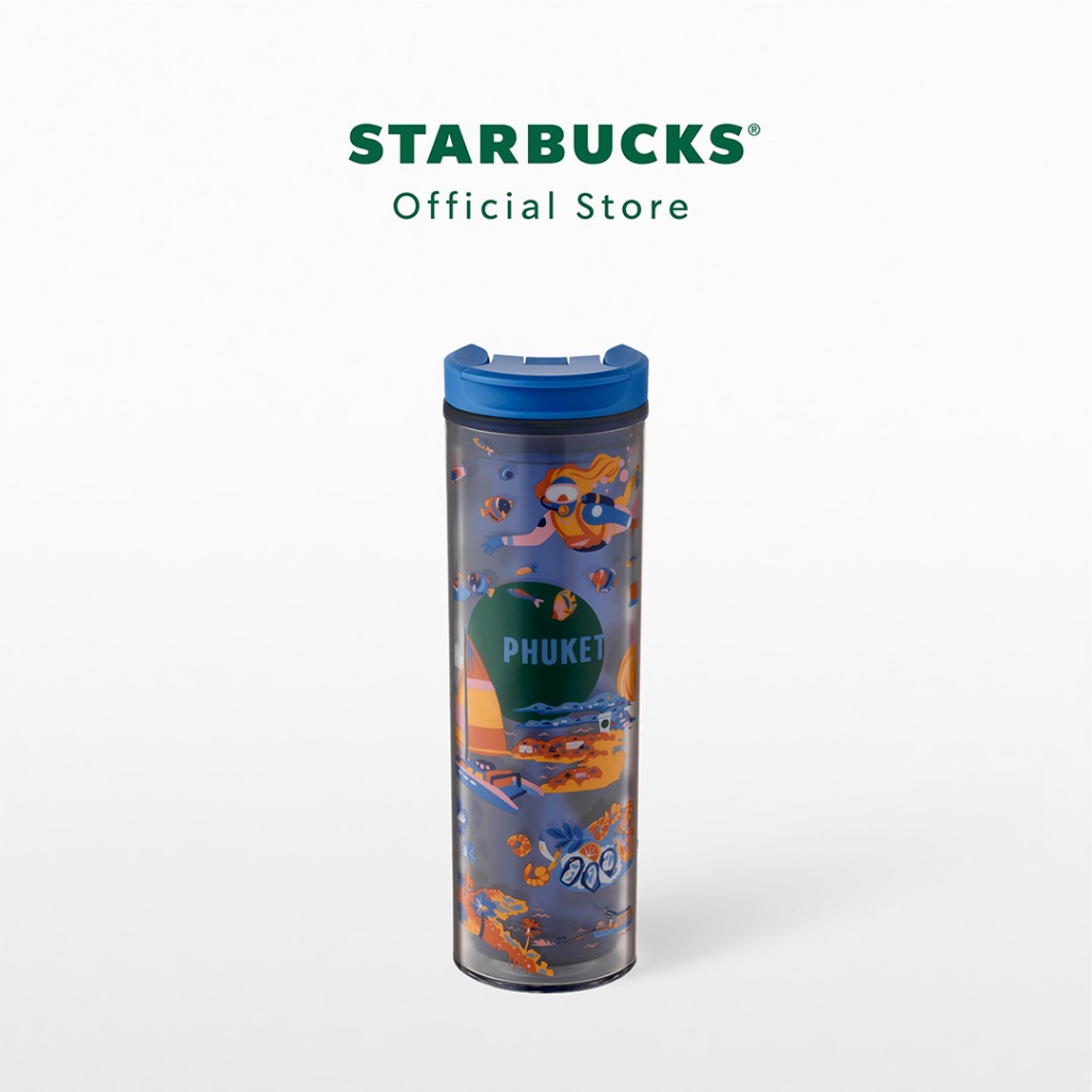 Starbucks Phuket Discovery Tumbler 16oz. ทัมเบลอร์สตาร์บัคส์พลาสติก ขนาด 16ออนซ์ A11180039
