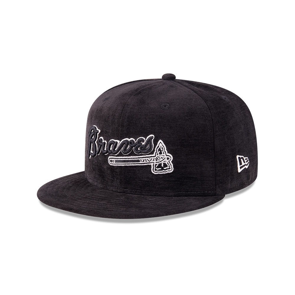 New Era หมวกรุ่น ATLANTA BRAVES 59FIFTY DAY BLACK 59FIFTY CAP