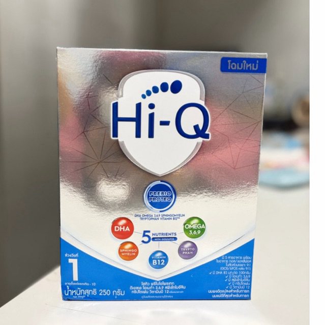 Hi-Q นมไฮคิวพรีไบโอโพรเทก สูตร 1 ขนาด 250 กรัม