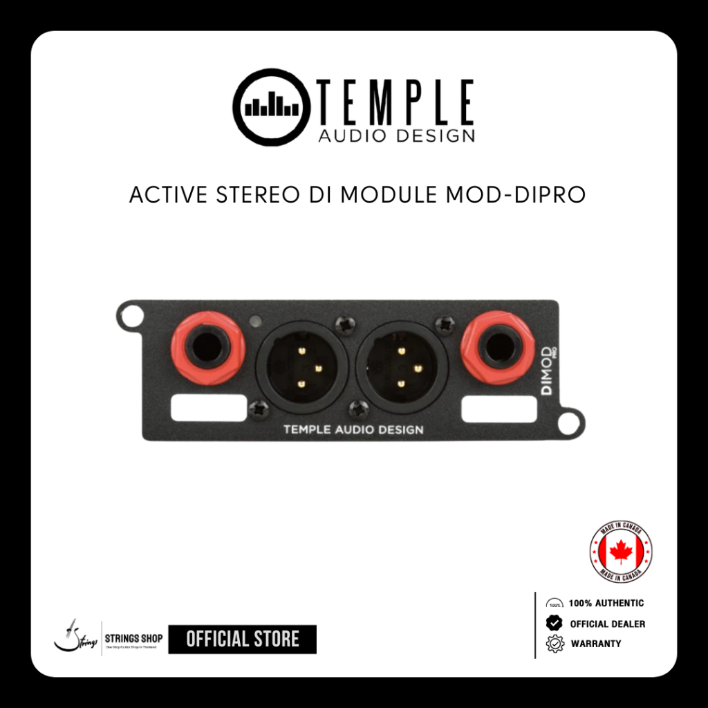 Temple Audio Active Stereo DI Module MOD-DIPRO