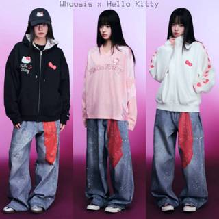 [Pre-order]Whoosis x Hello Kitty เสื้อยืด กางเกงยีนส์ ฮู้ดดี…