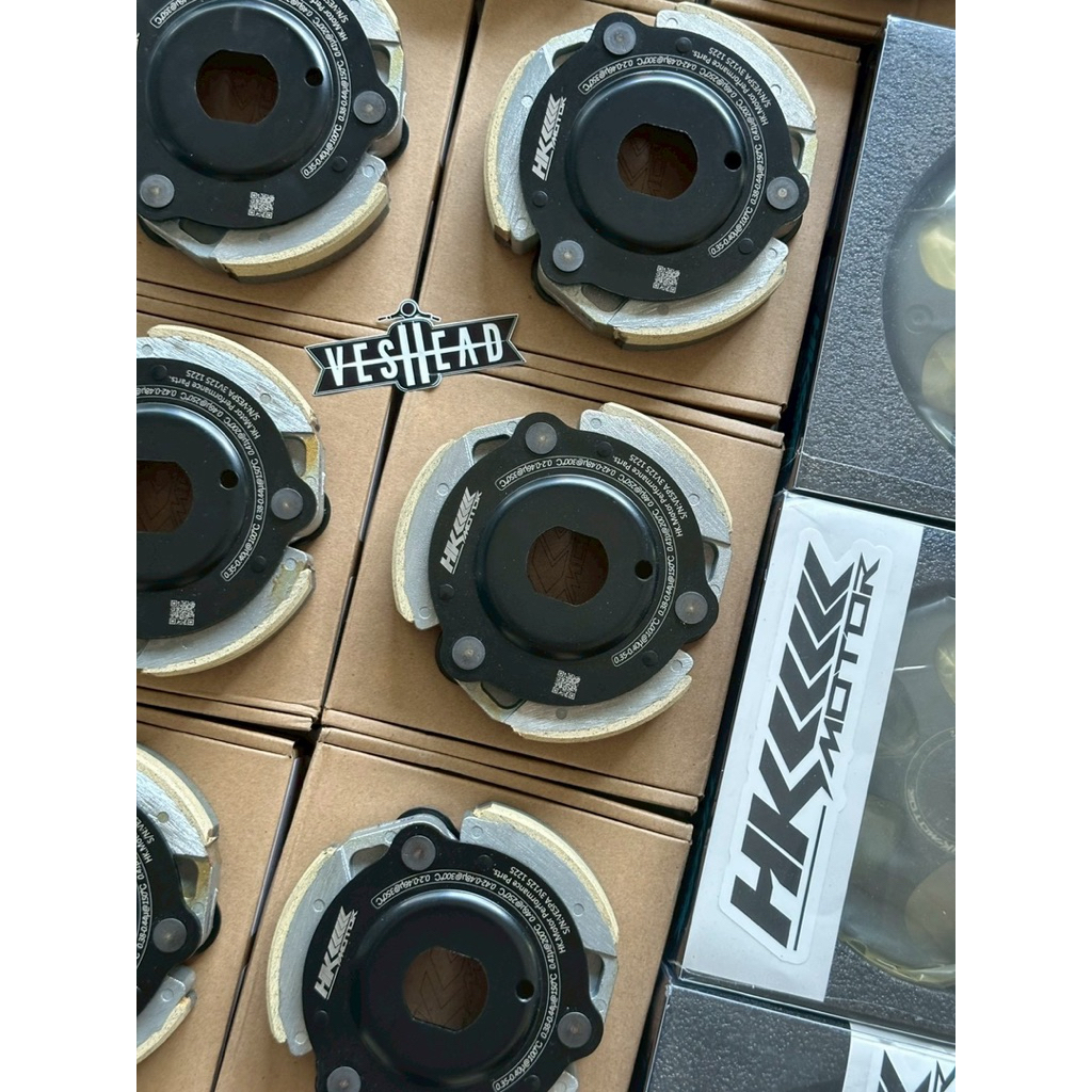 HK Motor 🇹🇼 ก้อนคลัทช์ คาร์บอน / เรซิน สำหรับ Vespa / Lambretta / GPX Dz3 / Giorno / PCX / ADV / Xmax / Forza คลัตช์