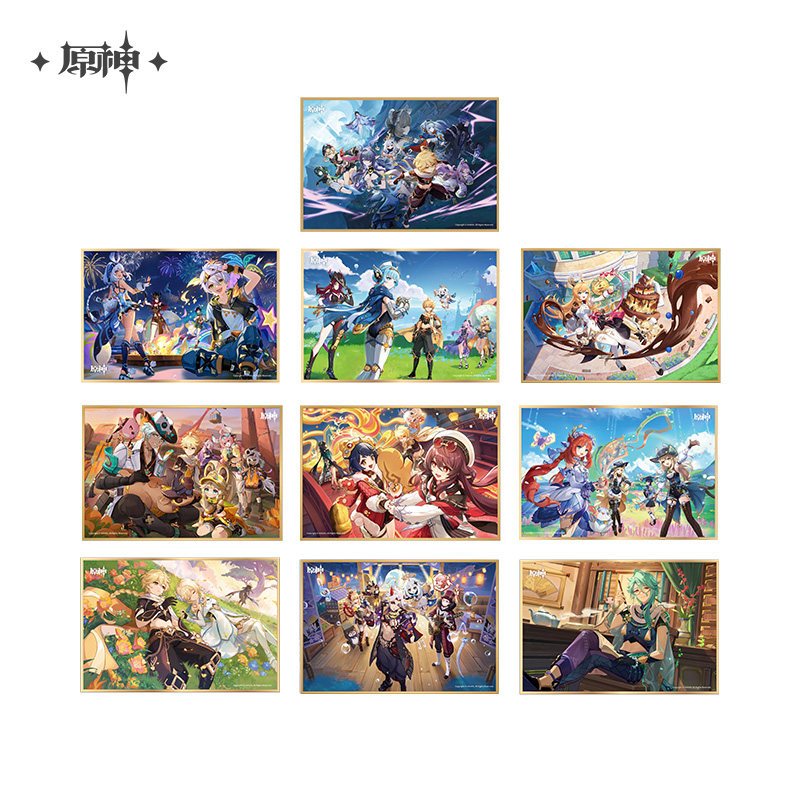 [ พร้อมส่ง / Official ] Genshin Impact Acrylic Shikishi เกนชิน ชิกิชิ อะคริลิค Lauma Flins Wanderer Nahida Citlali
