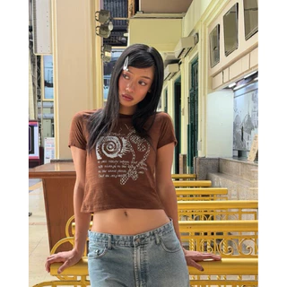 Lost her basic tee - short and longsleeve