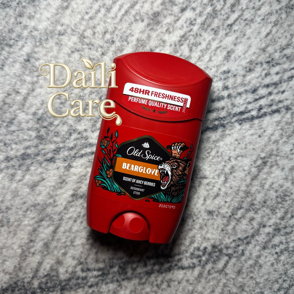 Old Spice Deodorant Stick Bearglove (เนื้อฟ้า)