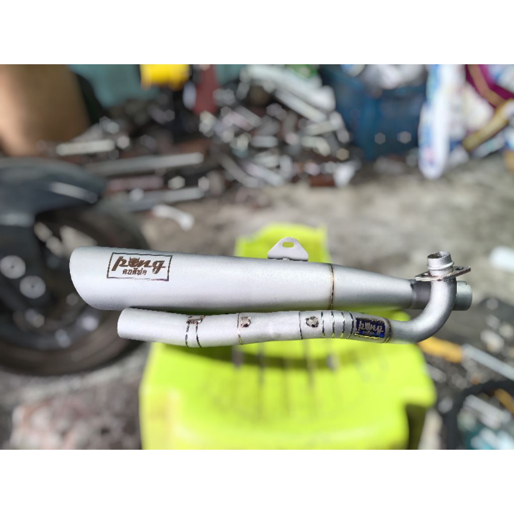 ท่อเลสยิงทรายทั้งใบเวฟ 125 rs ไฟเลี้ยวบังลมหัวเถิกหัวแหลม