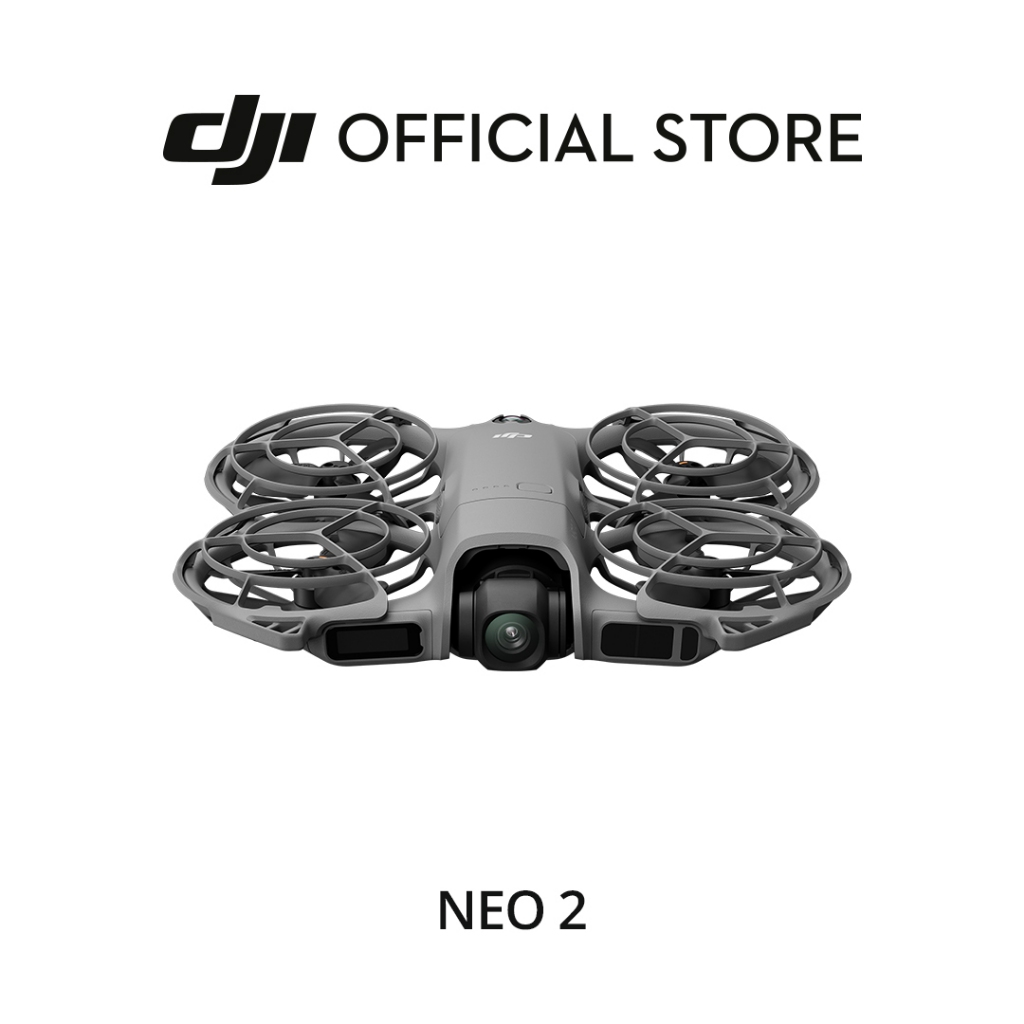 [ขึ้นทะเบียนโดรนก่อนจัดส่ง] DJI - NEO 2 - Camera Drone | โดรนไซส์มินิ | สั่งการด้วยท่าทาง | มีเซนเซอร์ป้องกัน | น้ำหนัก