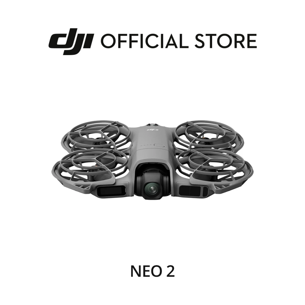 [ขึ้นทะเบียนโดรนก่อนจัดส่ง] DJI - NEO 2 - Camera Drone | โดรนไซส์มินิ | สั่งการด้วยท่าทาง | มีเซนเซอร์ป้องกัน | น้ำหนัก