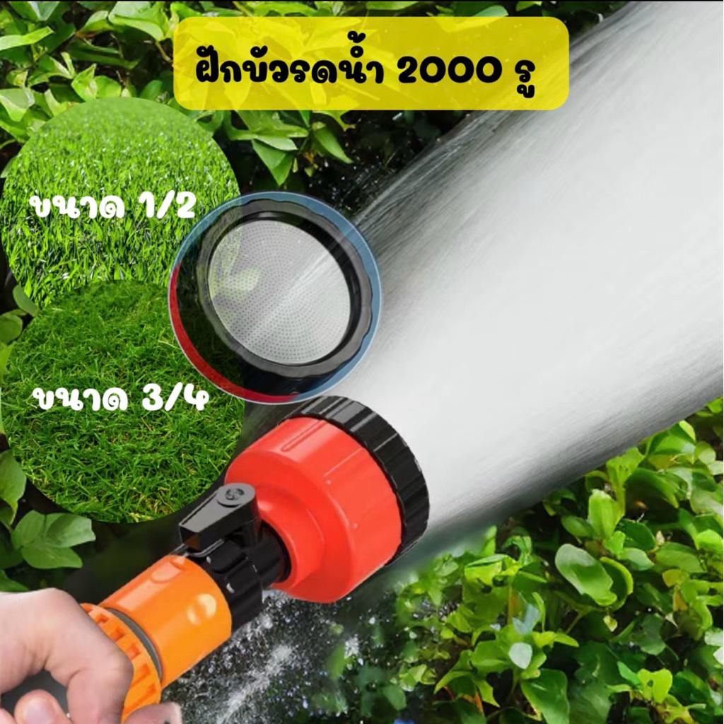 NP-63 ฝักบัวรดน้ำ 2000 รู ขนาด 4หุน ฝักบัวรดน้ำแคคตัส ฝักบัวรดน้ำบอนไซ ฝักบัวรดน้ำต้นไม้
