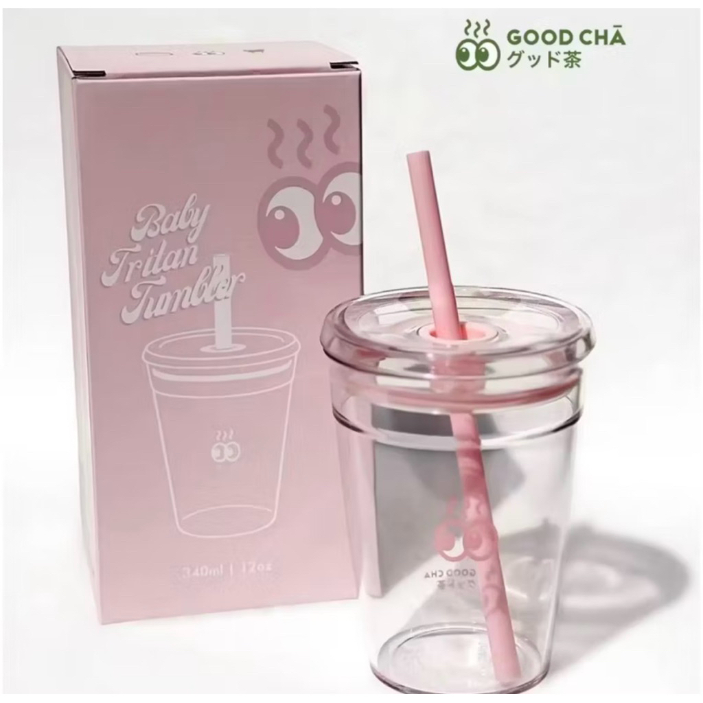 แก้ว GOOD CHA Picnic Ribbon Mug / baby tritan tumbler