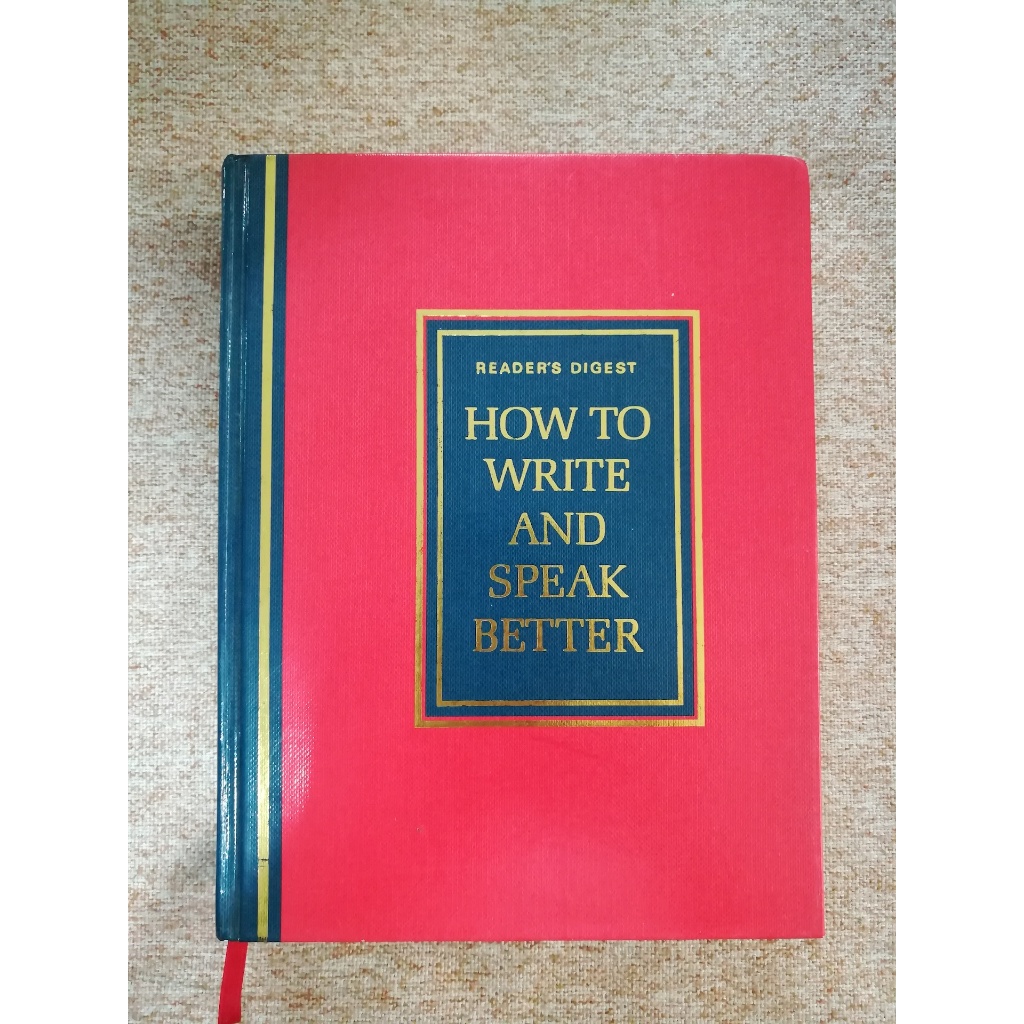 Reader's Digest : How To Write And Speak Better (ภาษาอังกฤษ) ปกแข็ง (B8)