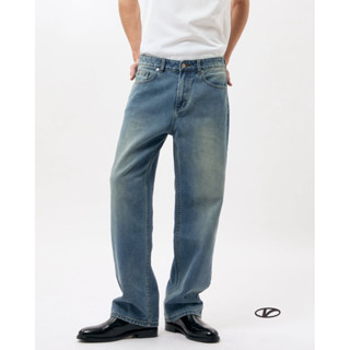 VAUS. V26.1 Clouded Blue Jeans กางเกงยีนส์ทรงกระบอก (unisex)