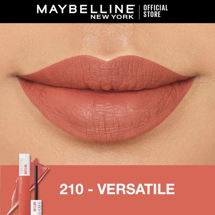 ลิปสติก เมย์เบลลีน Maybelline superstay matte ink สี 210 Versatile