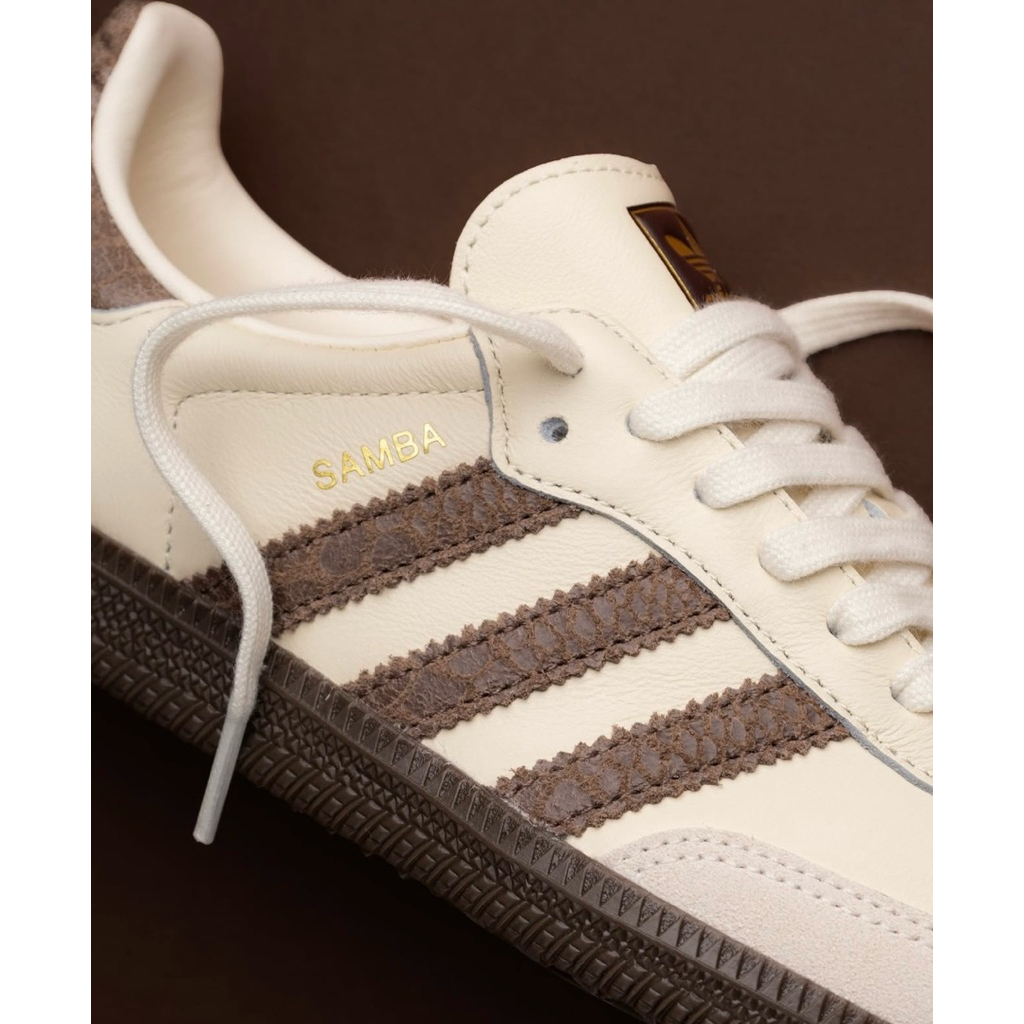 (พร้อมส่ง/ รอจัดส่ง 1-2 วัน)  ADIDAS SAMBA OG CREAM WHITE EARTH STRATA (ล็อตป้ายไทย) ราคา ถูกที่สุด ดีลบีเคเค แกลเลอรีภาพที่ 9