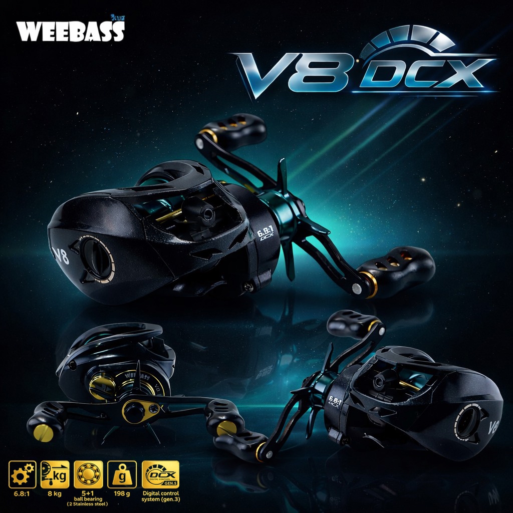 รอกหยดน้ำ WEEBASS V8 DCX 2025