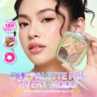 DAZZLE ME Mood Maker Eyeshadow Palette พาเลทตา เกลี่ยง่ายและติดทนนาน กะทัดรัด พกพาสะดวก เหมาะกับทุกสีผิว