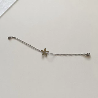 bbluemoons - stainless steel flower bracelet - สร้อยข้อมือสแตนเลส